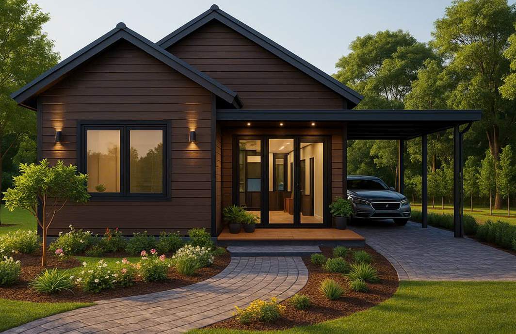 Bungalow - một căn nhà có diện tích nhỏ gọn.