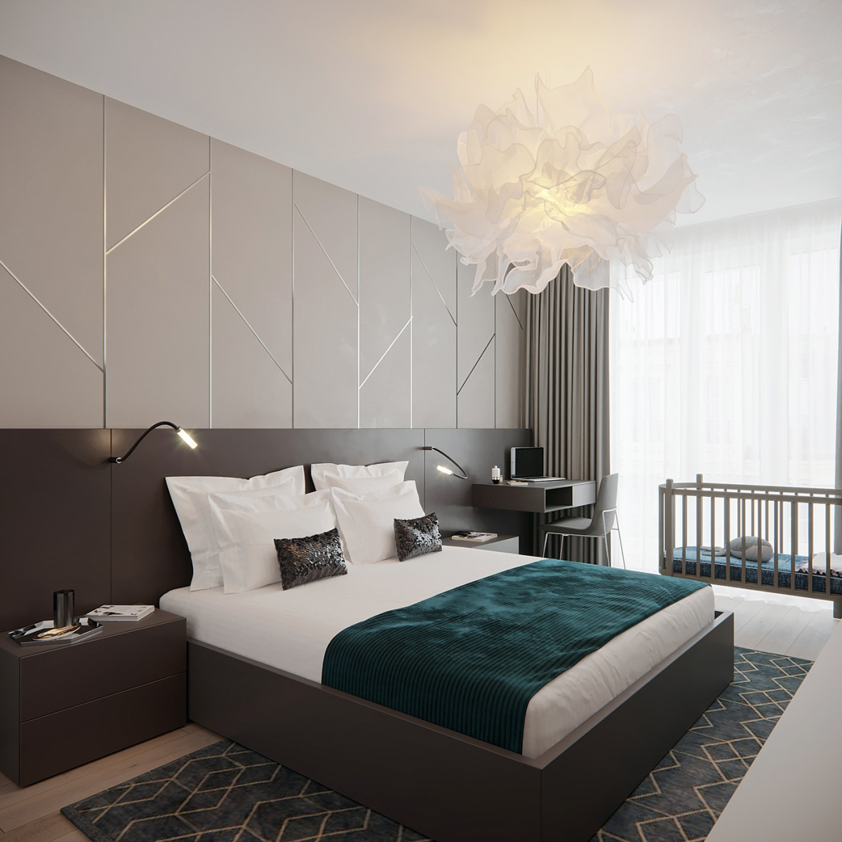 MẪU THIẾT KẾ PHÒNG NGỦ ĐẸP HIỆN ĐẠI CHO CĂN PHÒNG HẸP